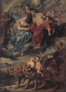 Peter Paul Rubens The Meeting of Marie de'Medici and Henry IV at Lyons (mk01) oil painting